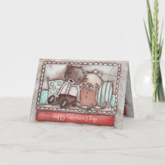 Lucky Bears - Valentine Holiday Card