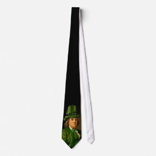 Lucky Ben Franklin St. Patrick's Day Tie