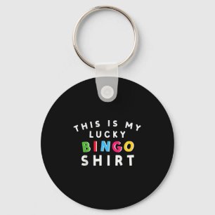 Lucky Bingo Player  Keychain