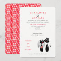 Lucky Black Cats Bride | Groom Purrr..fect Wedding