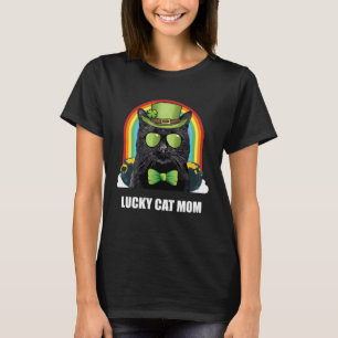 Lucky Bombay Cat Mom St Patricks Day T-Shirt