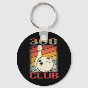 Lucky Bowling The Perfect Game Shirt 300 Club Keychain