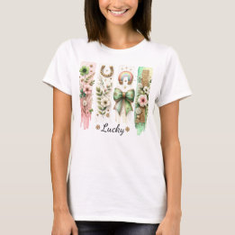 Lucky brushstroke St. Patrick's Day T-Shirt