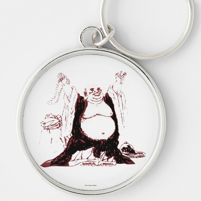 Lucky Buddha Keychain (Front)