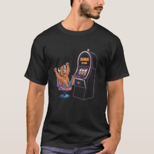 Lucky Buffalo Casino Slot Machine Gambling Gift Ga T-Shirt