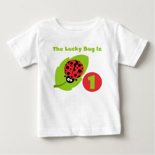 Lucky Bug 1st Birthday T-shirts and Gifts