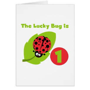 Lucky  Bug 1st Birthday T-shirts and Gifts