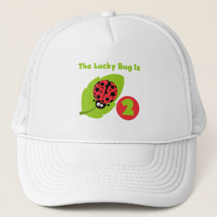 Lucky Bug 2nd Birthday T-shirts and Gifts Trucker Hat