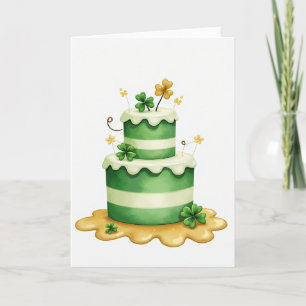 Lucky Cake Celebration Card