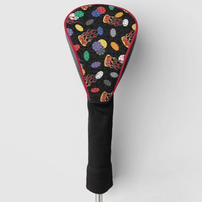 Lucky Casino Dice Golf Head Cover (Front)