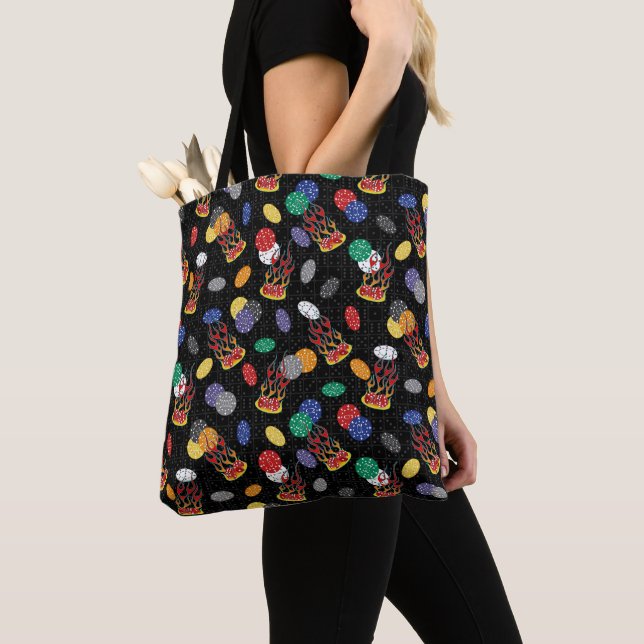 Lucky Casino Dice Tote Bag (Close Up)