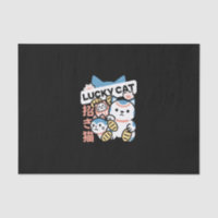 Lucky Cat Art – Maneki Neko with Gold Coin