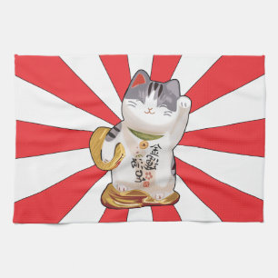 Lucky Cat B Kitchen Towel