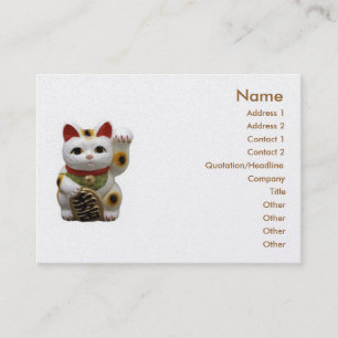 Lucky Cat Carte de visite