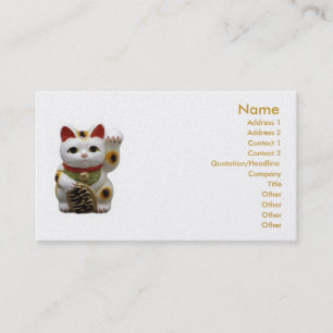 Lucky Cat Carte de visite