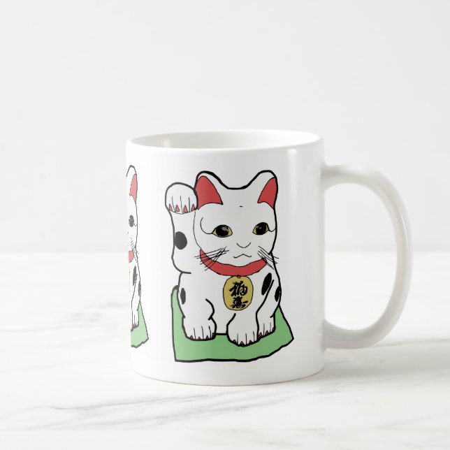 Lucky Cat Coffee Mug (Right)