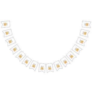Lucky Cat (Maneki Neko) Bunting Flags
