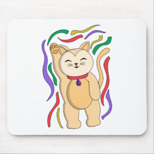 Lucky Cat Mouse Pad