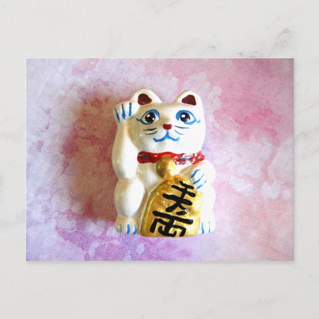 Lucky Cat Postcard (Front)