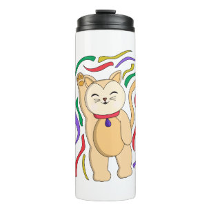 Lucky Cat Thermal Tumbler