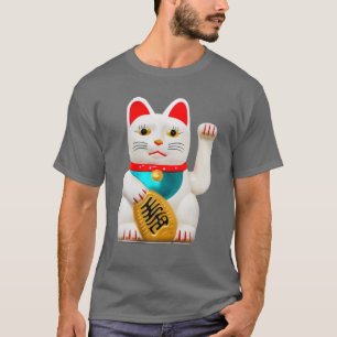 Lucky Cat Waving Arm Good Luck T-Shirt