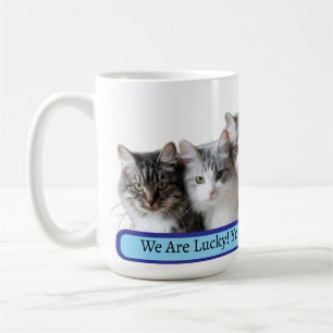 Lucky Cats Best Dad Coffee Mug