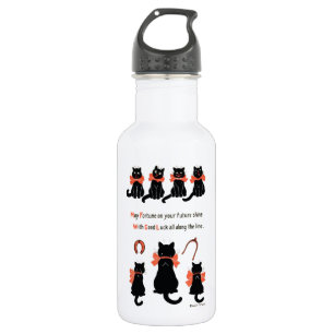 Lucky Cats, Louis Wain 532 Ml Water Bottle