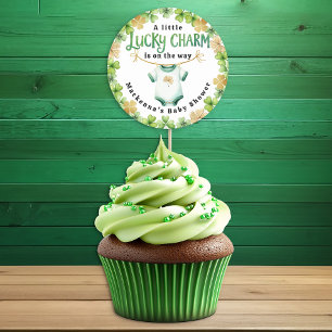 Lucky Charm Baby Shower Sticker
