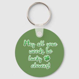 Lucky Charm Blessing for Garden Keychain