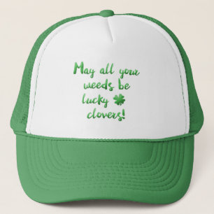 Lucky Charm Blessing for Gardener Trucker Hat
