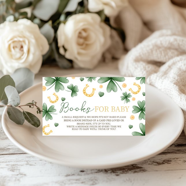 Lucky Charm Books for Baby Card (Creator Uploaded)