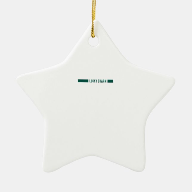 Lucky charm ceramic ornament (Front)