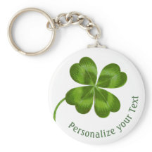 Lucky Charm Clover Vintage Personalized Good Luck
