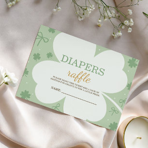 Lucky Charm Diaper Raffle Card