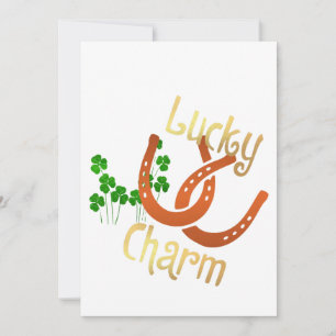 Lucky Charm Flat Card