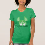 Lucky Charm French Bulldog Tee<br><div class="desc">Who needs a shamrock when you got a Frenchie?</div>