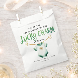 Lucky Charm Irish Baby Shower Favor Bag