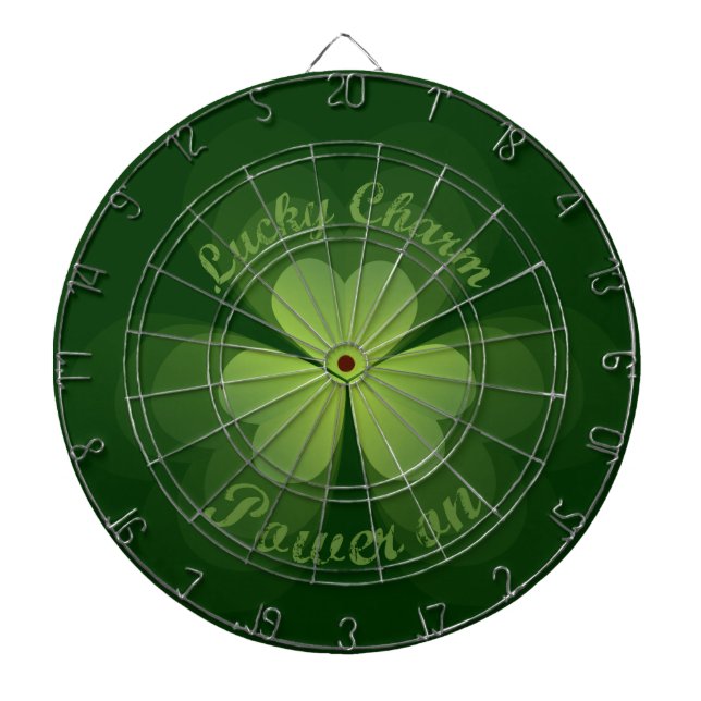 Lucky Charm Power On Dartboard (Front)
