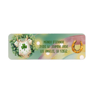 Lucky Charm Shamrock et Baby shower Rainbow