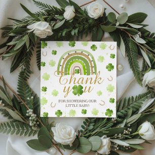 Lucky Charm Shamrock Favor Tags