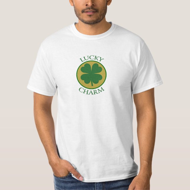 Lucky Charm shirt with four leaf clover (Front)