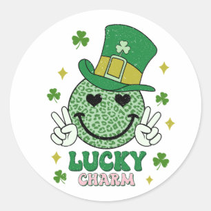 Lucky Charm St Patrick's Day Classic Round Sticker