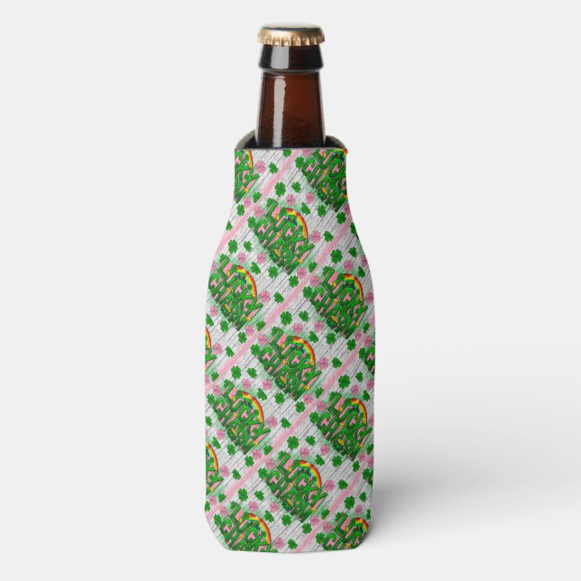  Lucky Charm St. Patrick's Day Design Bottle Cooler (Bottle Front)