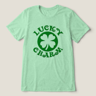 Lucky Charm St. Patrick's Day T-Shirt Tri-Blend Shirt