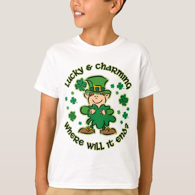 Lucky & Charming Kids Shirt (Front)