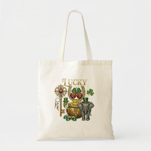 Lucky Charms And good fortune Symbols St patrick's Tote Bag