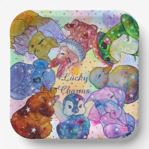 Lucky Charms - Cute Animals Paper Plate