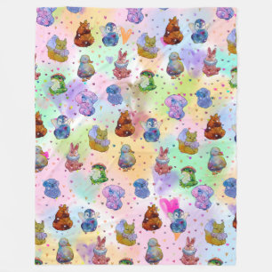 Lucky Charms Fleece Blanket