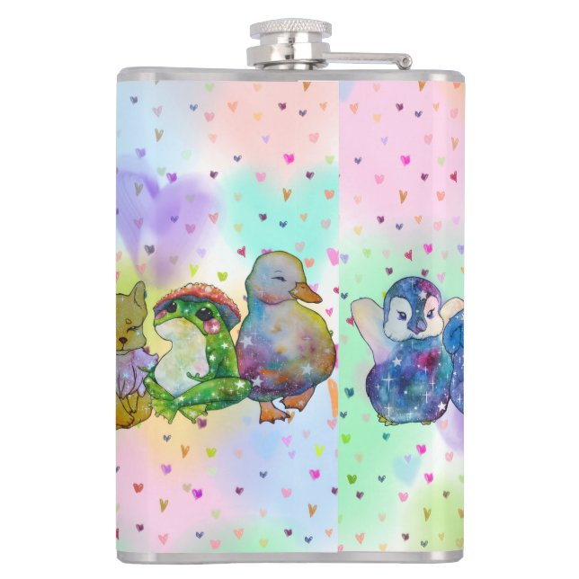 Lucky Charms Hip Flask (Back)