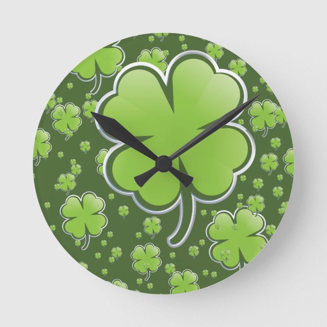 Lucky Charms Round Clock (Front)